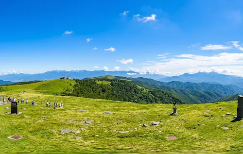 美ヶ原高原 360度パノラマ — 松本から60分